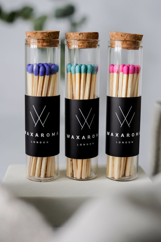 Tall Jar Coloured Matches